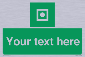 Custom sign safe condition Shipboard general alarm